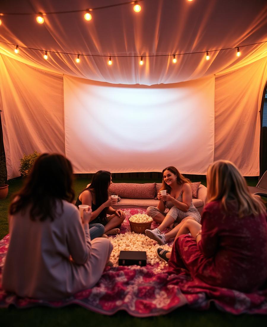 backyard movie night