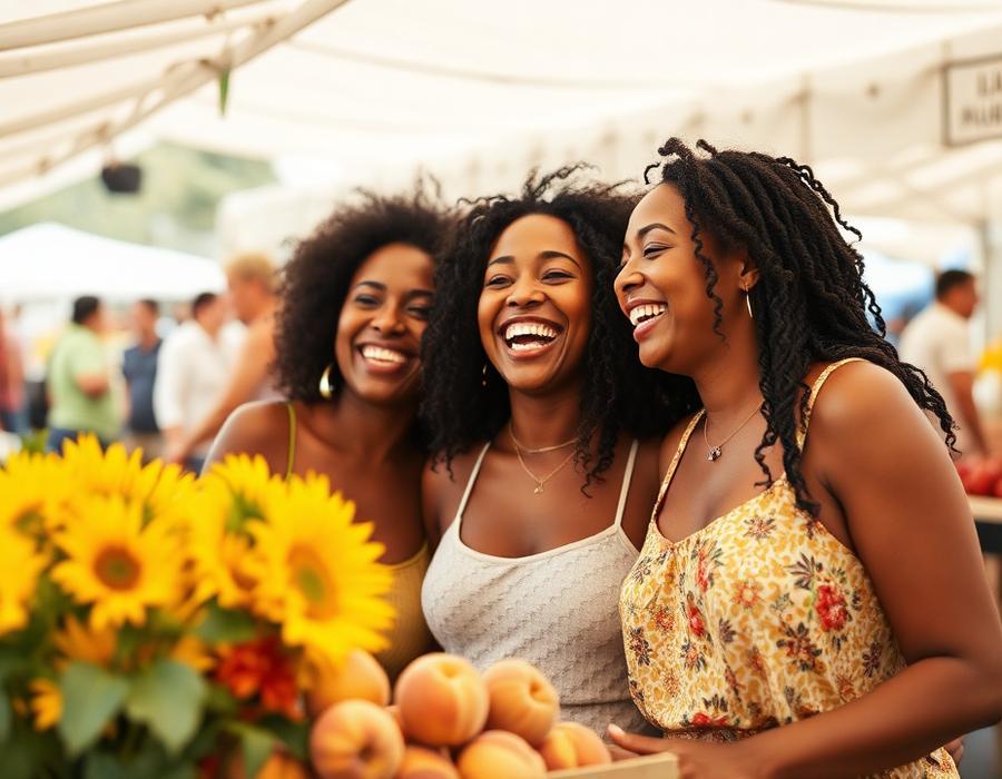 farmers market sunflowers