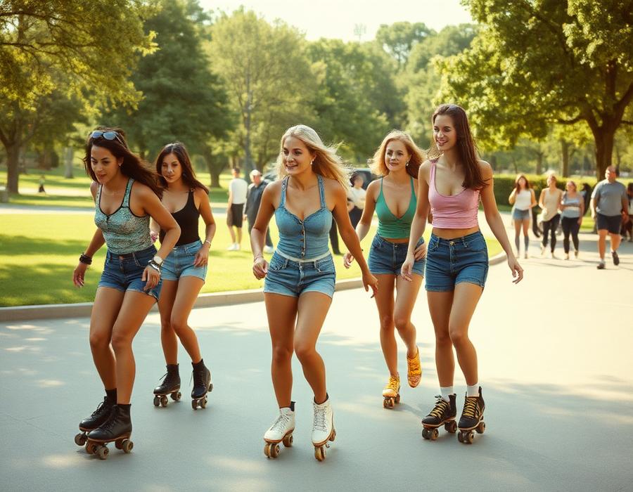 roller skate the park